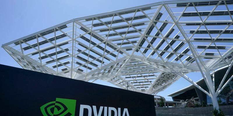 Das Nvidia-Bürogebäude in Santa Clara im US-Bundesstaat Kalifornien. - Foto: Jeff Chiu/AP