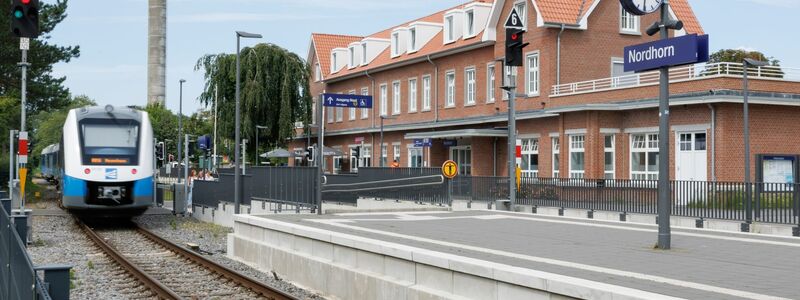 Der «Bahnhof des Jahres» in Nordhorn. - Foto: Friso Gentsch/dpa