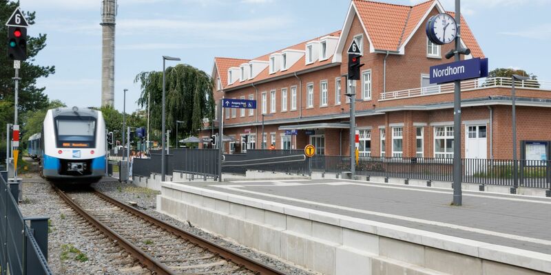 Der «Bahnhof des Jahres» in Nordhorn. - Foto: Friso Gentsch/dpa