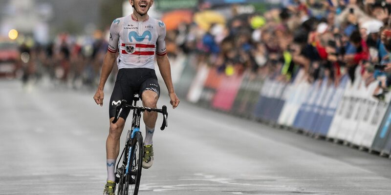 Gregor Mühlberger setzte sich auf der zweiten Etappe der Deutschland Tour durch. - Foto: Swen Pförtner/dpa