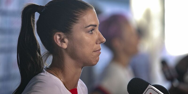 Äußerte scharfe Kritik am spanischen Fußball-Verbandspräsidenten Luis Rubiales: Alex Morgan. - Foto: Javier Rojas/Pi/Prensa Internacional via ZUMA/dpa