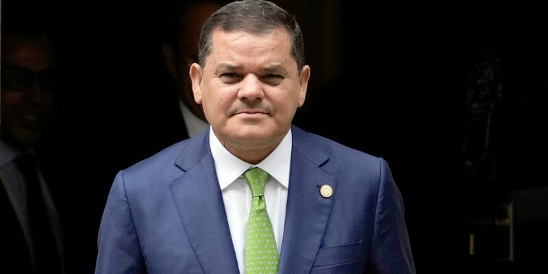 Libyens Ministerpräsident Abdul Hamid Dbaiba - das Land erkennt Israel nicht als Staat an. - Foto: Matt Dunham/AP/dpa