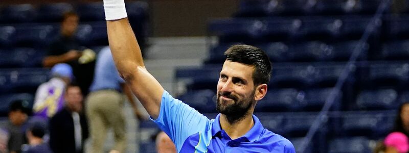 Novak Djokovic in Aktion. - Foto: Frank Franklin II/AP/dpa