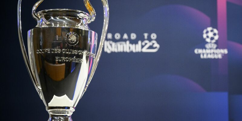Der Champions-League-Pokal wird am 1. Juni 2024 in London ausgespielt. - Foto: Laurent Gillieron/Keystone/dpa