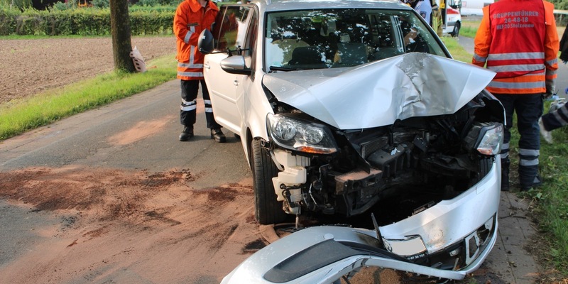 POL-MI: Zwei mutmaßlich alkoholbedingte Unfälle in Petershagen - Foto: presseportal.de