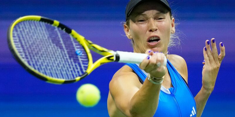 Steht in New York in der dritten Runde: Caroline Wozniacki. - Foto: Frank Franklin II/AP