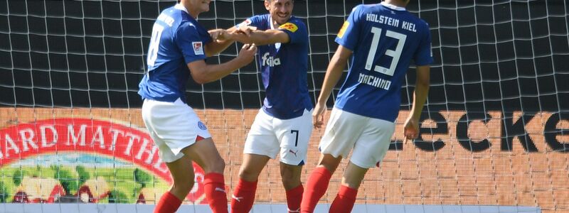 Holstein Kiel konnte daheim drei Punkte gegen den SC Paderborn einfahren. - Foto: Michael Schwartz/dpa