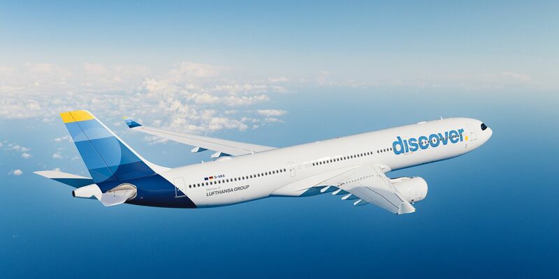 Ein Flugzeug der discover.airlines. - Foto: discover.airlines/dpa