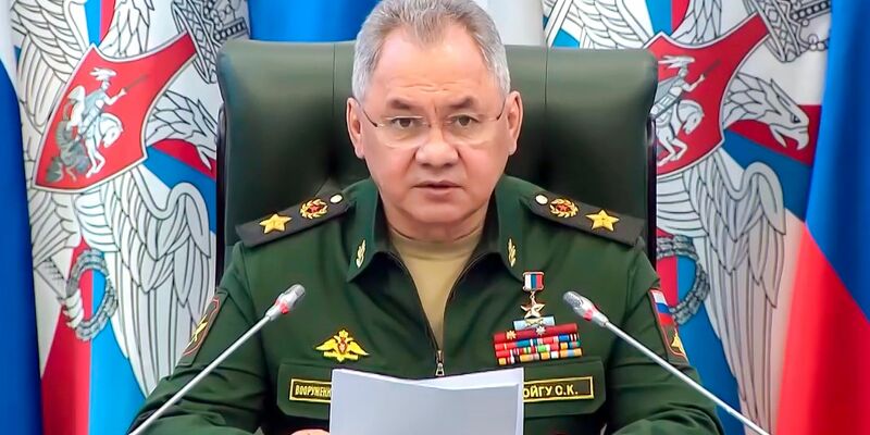 Der russische Verteidigungsminister Sergej Schoigu. - Foto: ---/Russian Defense Ministry Press Service/AP/dpa