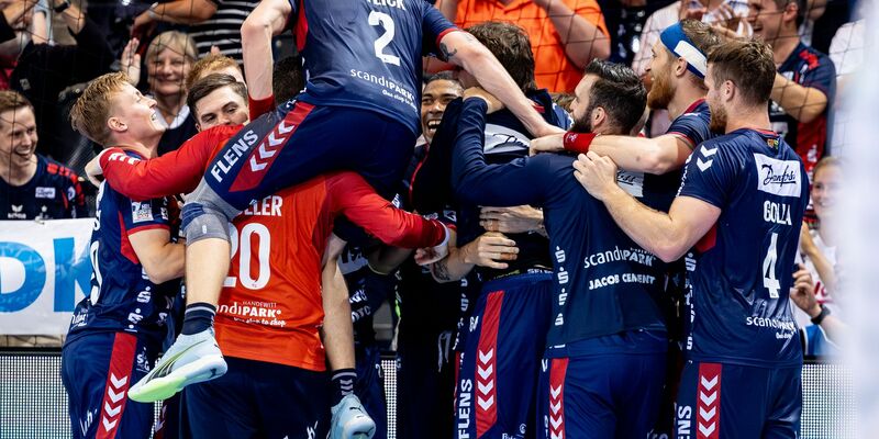 Die Handballer des SG Flensburg-Handewitt entschieden das 109. Nordderby für sich. - Foto: Axel Heimken/dpa