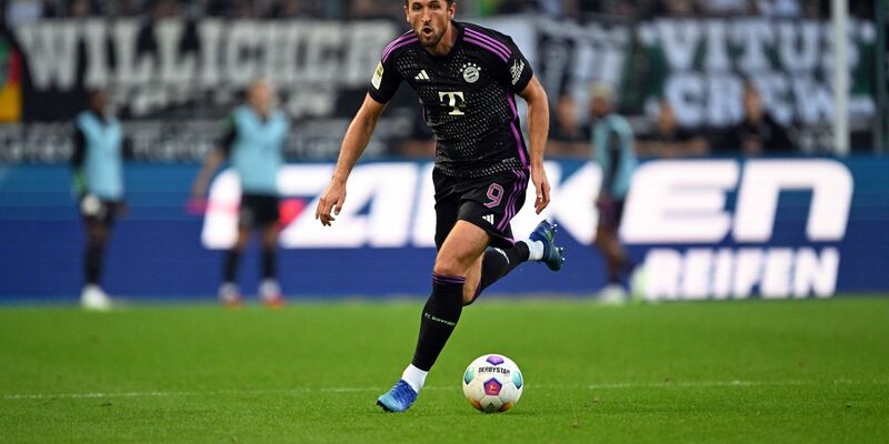 Schlug erneut dreifach zu: Bayern-Star Harry Kane. - Foto: Federico Gambarini/dpa