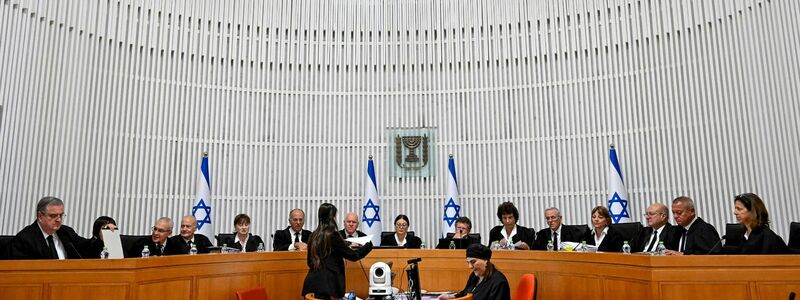 Noch ist unklar, wie sich Israels Oberstes Gericht hinsichtlich der angestoßenen Justizreform verhalten wird. - Foto: Debbie Hill/UPI/AP