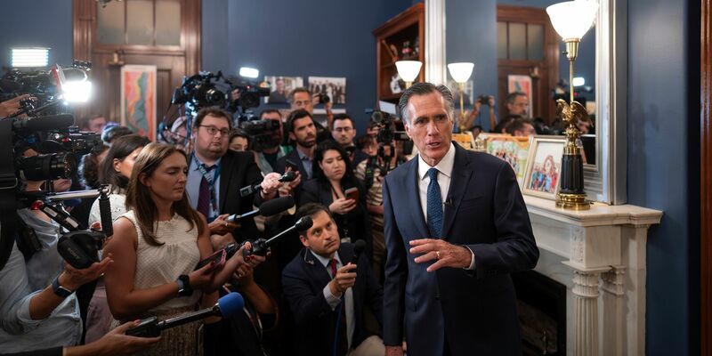 Mitt Romney, republikanischer Senator von Utah, wird 2024 nicht zur Wiederwahl antreten. - Foto: J. Scott Applewhite/AP