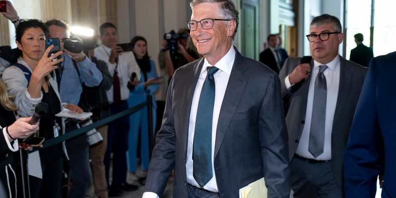 War mit von der Partie: Microsoft-Gründer Bill Gates. - Foto: J. Scott Applewhite/AP/dpa