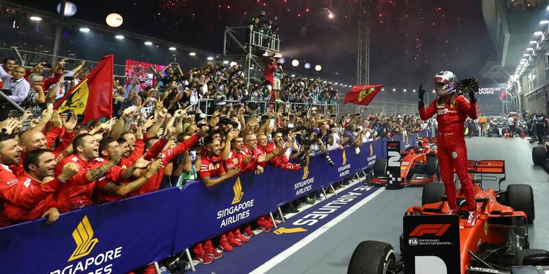 Sebastian Vettel äußert sich zu seinem letzten Karrieresieg. - Foto: Lim Yong Teck/AP/dpa