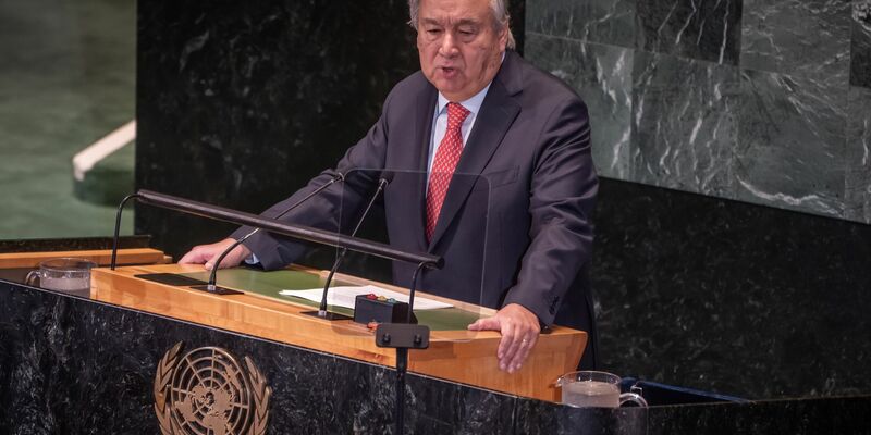 UN-Generalsekretär Guterres erhält in Israel Einreiseverbot. - Foto: Michael Kappeler/dpa