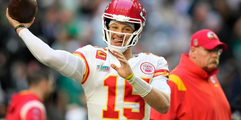 Investiert in das Formel-1-Team Alpine: Patrick Mahomes. - Foto: Ashley Landis/AP/dpa