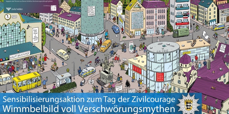 LKA-BW: Gemeinsam gegen Antisemitismus und Verschwörungsmythen - das LKA BW startet Präventionsoffensive an allen Universitäten und Hochschulen im Land - Foto: presseportal.de
