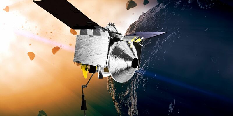 Nasa-Raumsonde Osiris-Rex soll die Probe von einem Asteroiden über der Erde abwerfen. - Foto: ---/Nasa/dpa