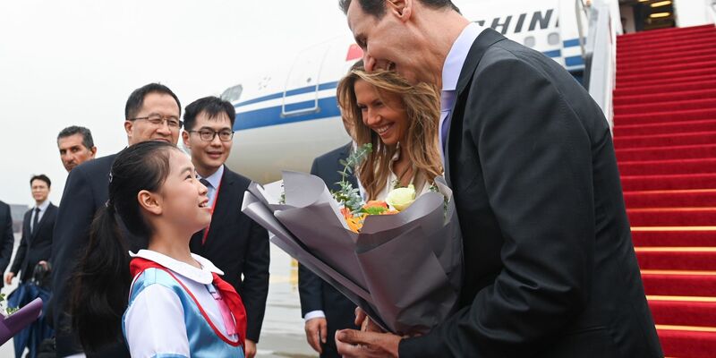 Der syrische Präsident Baschar al-Assad (r) ist zum ersten Mal seit 2004 wieder zu Besuch in China. - Foto: Huang Zongzhi/Xinhua/AP