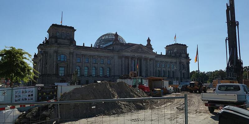 Baustelle vor Deutschem Bundestag (Archiv) - Foto: ?ber dts Nachrichtenagentur
