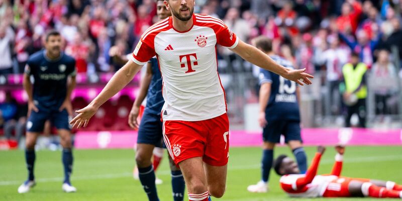 Stellte mit seinem Dreierpack gegen Bochum vor der Wiesn einen neuen Bayern-Rekord auf: 100-Millionen-Mann Harry Kane. - Foto: Sven Hoppe/dpa