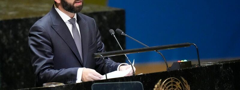 Ararat Mirsojan spricht auf der Generalversammlung der Vereinten Nationen. - Foto: Mary Altaffer/AP/dpa