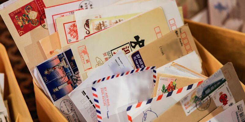 Briefe aus aller Welt sind in der Christkindpostfiliale der Deutschen Post eingegangen. - Foto: Oliver Berg/dpa