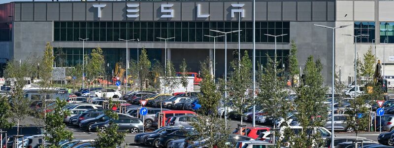 Der Werksleiter der Tesla-Fabrik in Brandenburg, André Thierig, zeigt sich trotz der E-Auto-Krise zuversichtlich (Archivbild). - Foto: Patrick Pleul/dpa