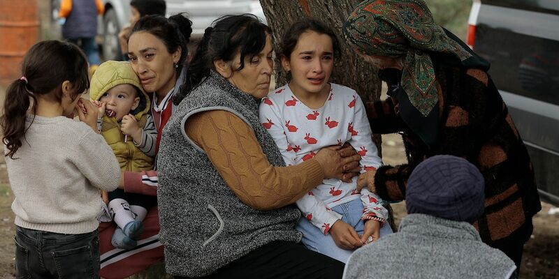 Im September 2023 brachten aserbaidschanische Truppen die Konfliktregion Berg-Karabach wieder unter ihre Kontrolle - mehr als 100.000 Karabach-Armenier flohen. (Archivbild) - Foto: Vasily Krestyaninov/AP