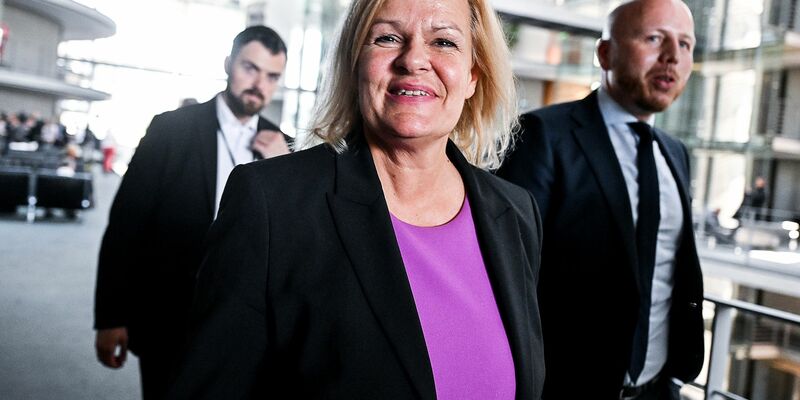 Innenministerin Nancy Faeser ließ ein umstrittenes Wahlvideo löschen. - Foto: Britta Pedersen/dpa