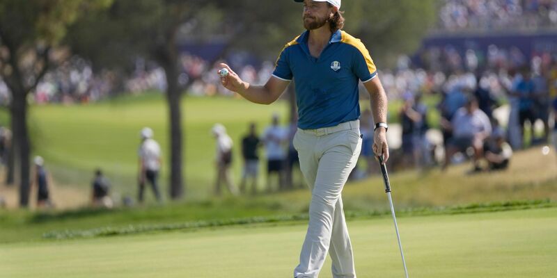 Tommy Fleetwood aus Großbritannien von Team Europa entschied das Turnier zugunsten der Europäer. - Foto: Andrew Medichini/AP/dpa