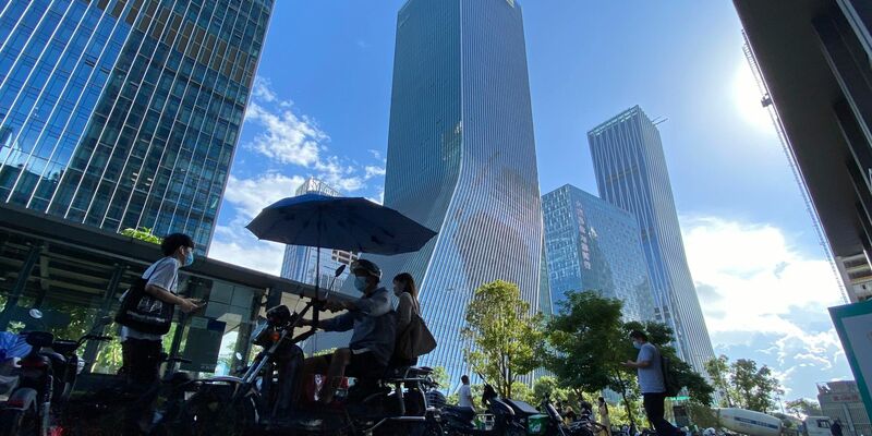 Am 28. September hatte Evergrande den Handel mit seinen Anteilen an der Hongkonger Börse gestoppt. - Foto: Ng Han Guan/AP/dpa