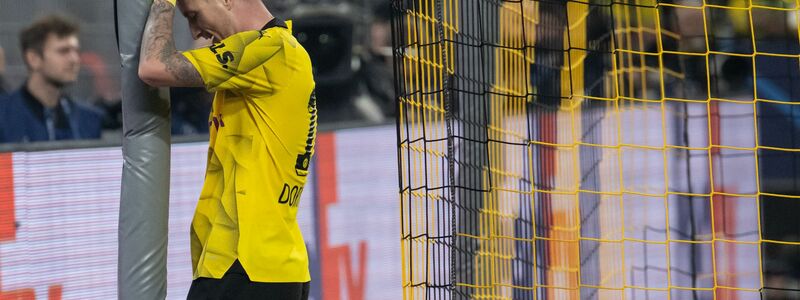 Marco Reus trauert einer vergebenen Chance nach. - Foto: Bernd Thissen/dpa