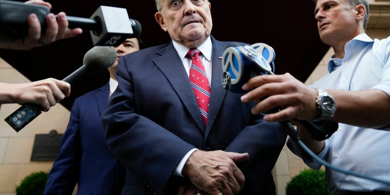Rudy Giuliani beriet Trump während dessen Amtszeit. - Foto: Seth Wenig/AP/dpa
