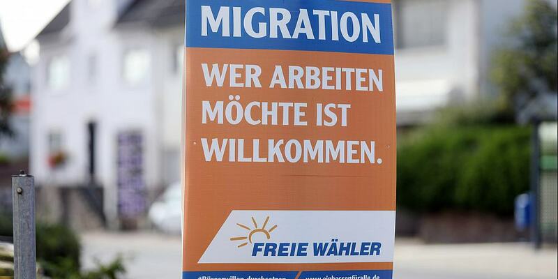 Wahlplakat der Freien Wähler zur Landtagswahl in Hessen 2023 (Archiv) - Foto: ?ber dts Nachrichtenagentur