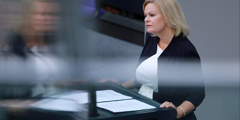 Nancy Faeser (Archiv) - Foto: ?ber dts Nachrichtenagentur