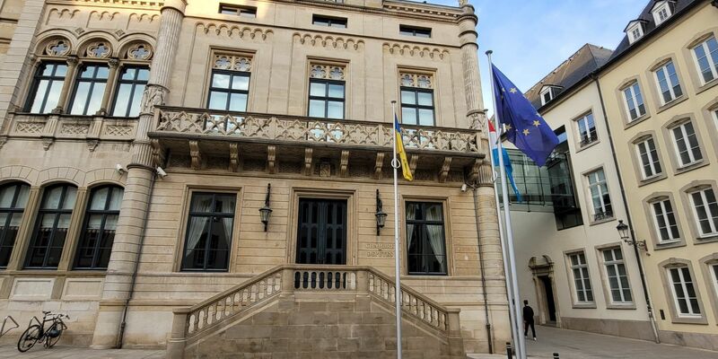 Das Parlamentsgebäude in Luxemburg. - Foto: Birgit Reichert/dpa