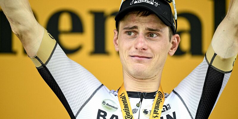 Kürte sich in Italien zum Gravel-Weltmeister: Matej Mohoric. - Foto: Jasper Jacobs/belga/dpa