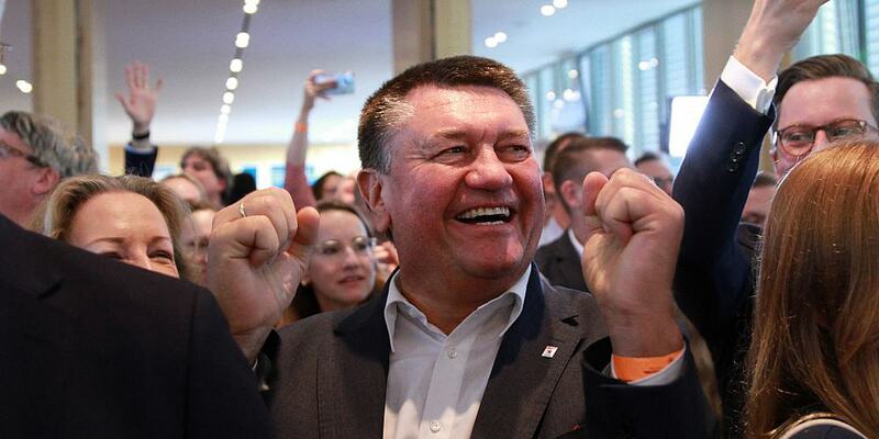 Landtagswahl in Hessen: Jubel auf CDU-Wahlparty am 08.10.2023 - Foto: ?ber dts Nachrichtenagentur