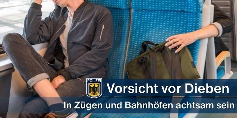 BPOL-KS: Trickdiebe im Zug unterwegs - Bundespolizei sucht Zeugen - Foto: presseportal.de