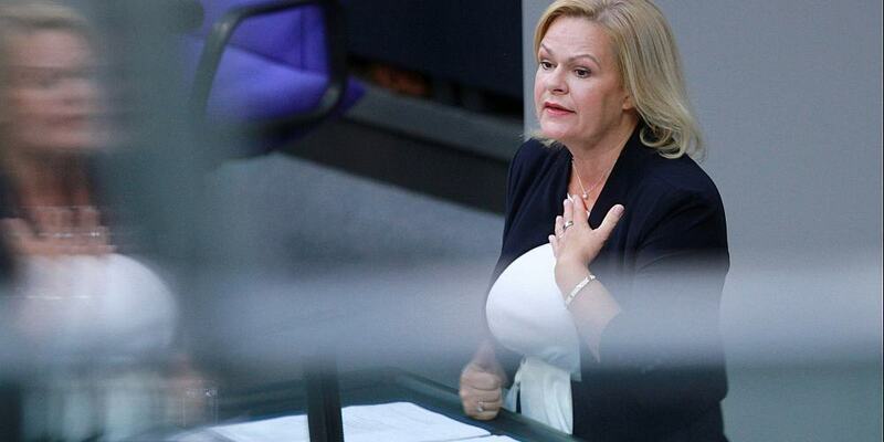 Nancy Faeser (Archiv) - Foto: ?ber dts Nachrichtenagentur