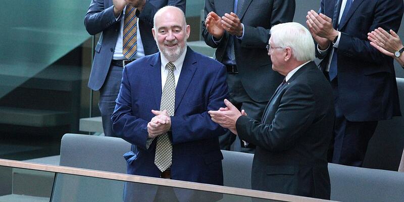 Ron Prosor und Frank-Walter Steinmeier am 11.10.2023 - Foto: ?ber dts Nachrichtenagentur