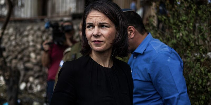 «Mit einer Eskalationsspirale wäre niemandem gedient»: Annalena Baerbock. - Foto: Ilia Yefimovich/dpa