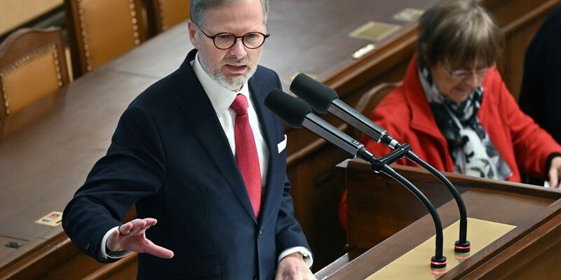 Tschechiens Ministerpräsident Petr Fiala. - Foto: Øíhová Michaela/CTK/dpa