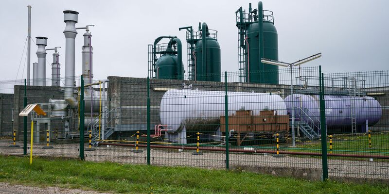 Die GRTgaz-Anlage im französischen Obergailbach ist der Grenzübergangspunkt einer Pipeline von und nach Frankreich. - Foto: Oliver Dietze/dpa