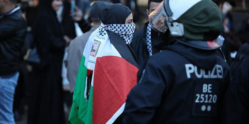 Verbotene Pro-Palästina-Demo am 18.10.2023 - Foto: über dts Nachrichtenagentur
