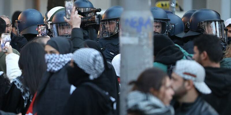 Verbotene Pro-Palästina-Demo am 18.10.2023 - Foto: über dts Nachrichtenagentur