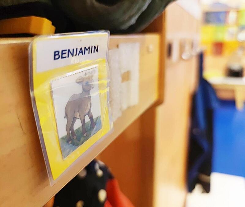 Namensschild in einer Kita (Archiv) - Foto: über dts Nachrichtenagentur