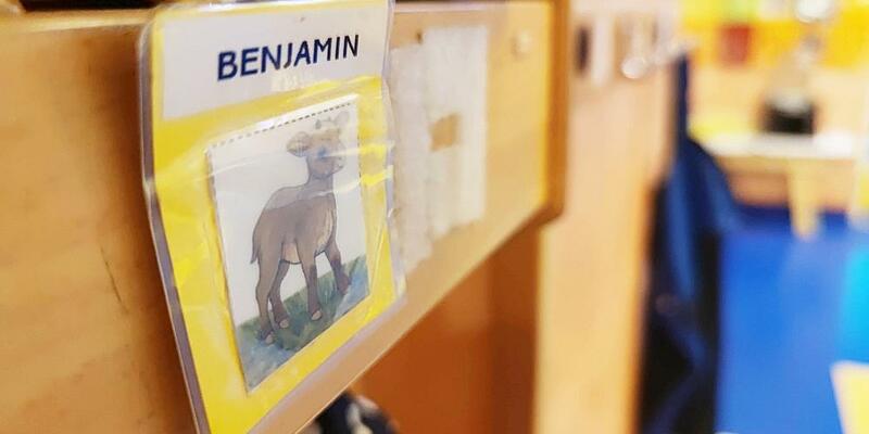 Namensschild in einer Kita (Archiv) - Foto: über dts Nachrichtenagentur